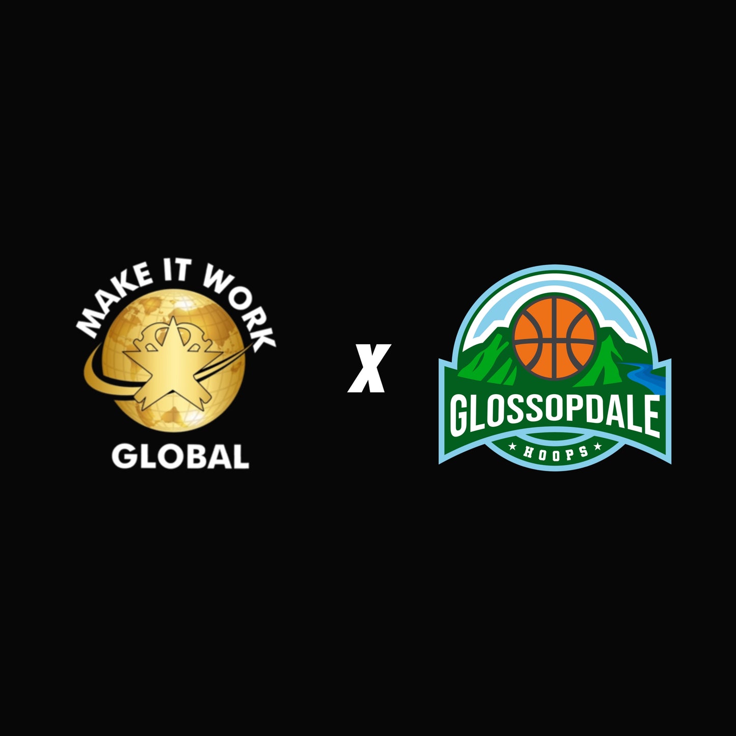 Glossopdale Hoops x Make It Work Basketballs : Classic Orange
