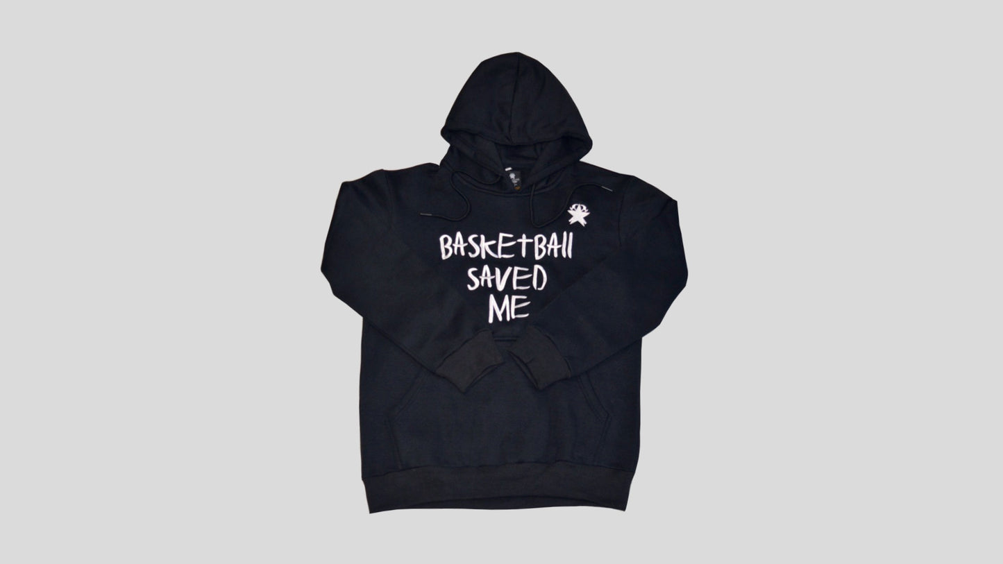 Basketball Saved Me Hoodie BLACK