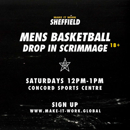 Men’s Drop-In Scrimmage (Saturdays in Sheffield)