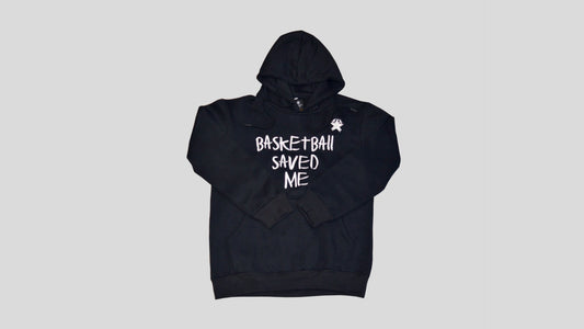 Basketball Saved Me Hoodie BLACK