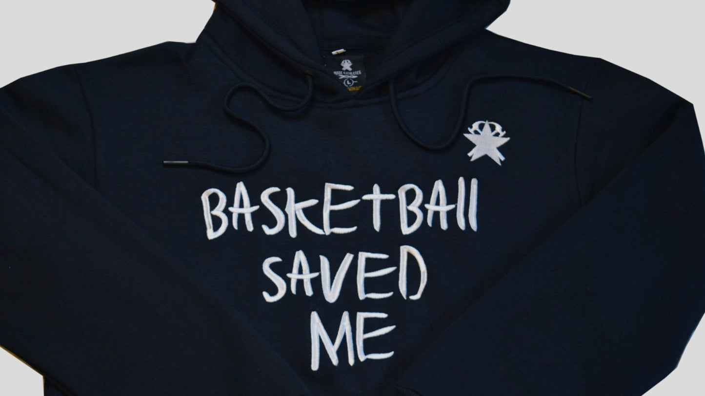 Basketball Saved Me Hoodie BLACK